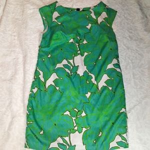 Bright floral midi dress